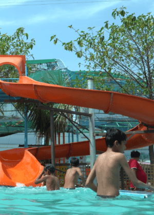 Open Body Looping water slide at Joygaon